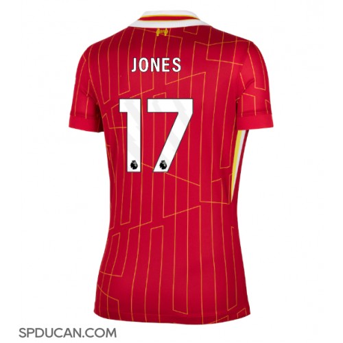 Zenski Nogometni Dres Liverpool Curtis Jones #17 Domaci 2024-25 Kratak Rukav